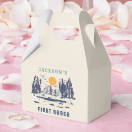  woestijn Western Wilde Westen 1e Verjaardag Bedankdoosjes