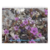 Woestijn Wildbloemen Calander Kalender (Hoes)