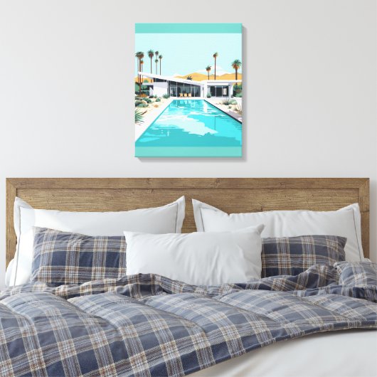 WOESTIJN WONEN #2 CANVAS AFDRUK (Insitu (Slaapkamer))