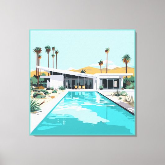 WOESTIJN WONEN #2 CANVAS AFDRUK (Voorkant)