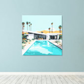 WOESTIJN WONEN #2 CANVAS AFDRUK (Insitu (Houten vloer))