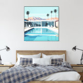 WOESTIJN WONEN #4 CANVAS AFDRUK (Insitu (Slaapkamer))