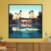 WOESTIJN WONEN #5 CANVAS AFDRUK (Insitu (Woonkamer))