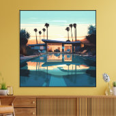 WOESTIJN WONEN #5 CANVAS AFDRUK (Insitu (Woonkamer))