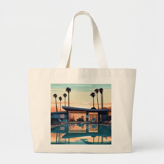WOESTIJN WONEN #5 GROTE TOTE BAG (Voorkant)