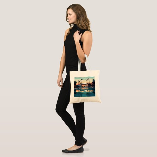 WOESTIJN WONEN #5 TOTE BAG (Voorkant (model))