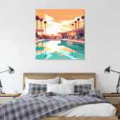 WOESTIJN WONEN #6 CANVAS AFDRUK (Insitu (Slaapkamer))