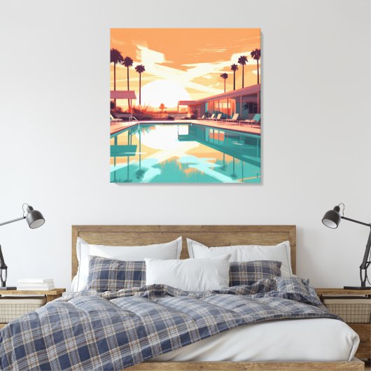 WOESTIJN WONEN #6 CANVAS AFDRUK (Insitu (Slaapkamer))