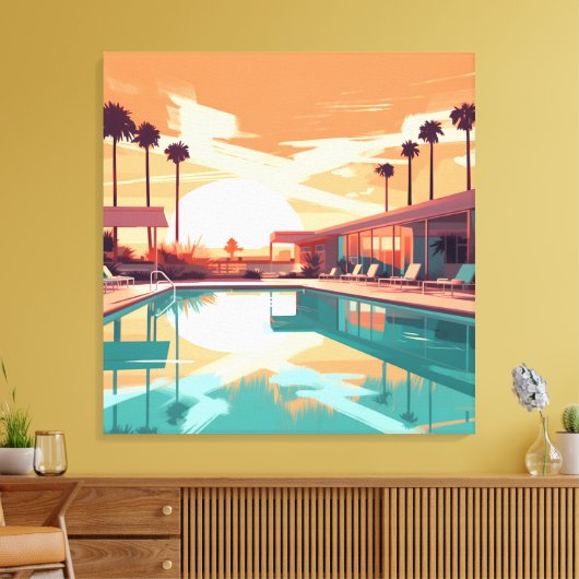 WOESTIJN WONEN #6 CANVAS AFDRUK (Insitu (Woonkamer))