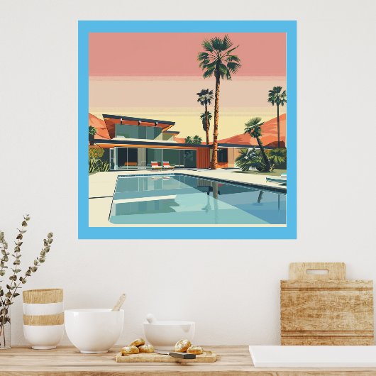 WOESTIJN WONEN # 7 POSTER (Keuken)