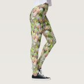woestijn - yucca bloemen groen leggings (Rechts)