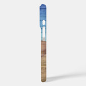 Woestijn Zandduinen Mooie Blauwe Lucht Op Houtnerf Case-Mate iPhone Case (Achterkant / Links)