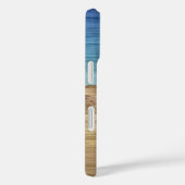 Woestijn Zandduinen Mooie Blauwe Lucht Op Houtnerf Case-Mate iPhone Case (Achterkant / Rechts)