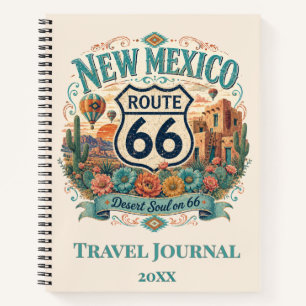 Woestijn Ziel Route 66 Zuidwest Journal Sfeer Notitieboek