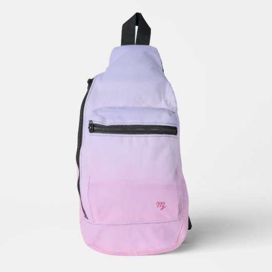 Woestijn Zonsondergang Avontuur Sling Bag (Voorkant)