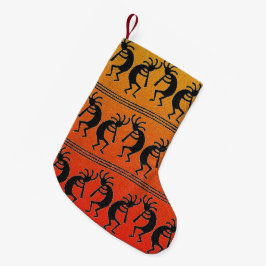 Woestijn Zonsondergang Kokopelli Zuidwest Kerstmis Kleine Kerstsok