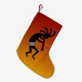 Woestijn Zonsondergang Kokopelli Zuidwest Kerstmis Kleine Kerstsok