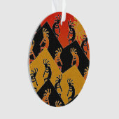 Woestijn Zonsondergang Kokopelli Zuidwest Kerstmis Ornament (voorkant)