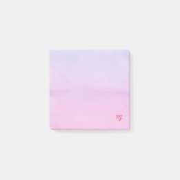 Woestijn zonsondergang post-it® notes