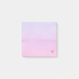 Woestijn zonsondergang post-it® notes