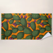 Woestijn zonsondergang strandlaken (Voorkant)