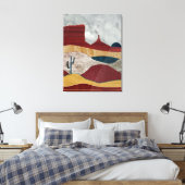 Woestijn Zonsopgang Canvas Afdruk (Insitu (Slaapkamer))