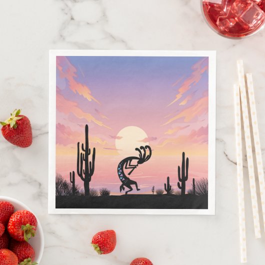 Woestijn Zuidwest Kokopelli Servet (Insitu)