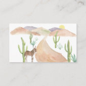 Woestijnavontuur begint met een Succulent Diaper R Informatiekaartje (Achterkant)