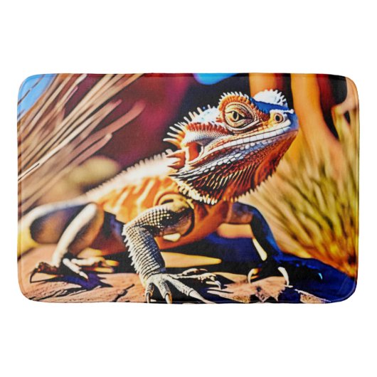 woestijnbaardagaam badmat (Voorkant)