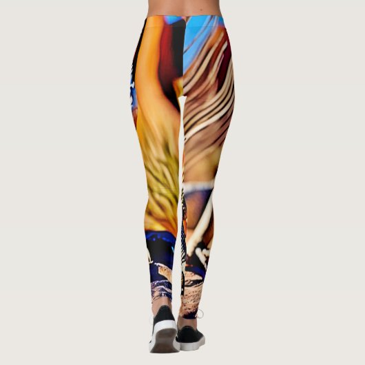 woestijnbaardagaam leggings (Achterkant)