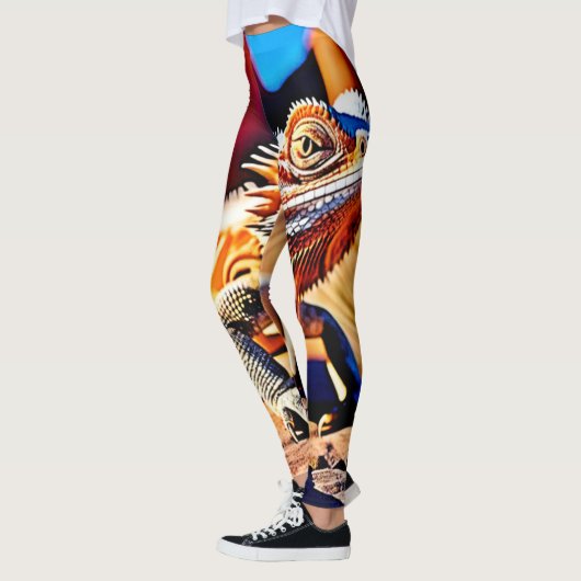 woestijnbaardagaam leggings (Links)