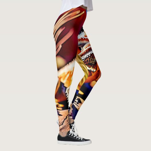 woestijnbaardagaam leggings (Rechts)