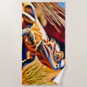 woestijnbaardagaam strandlaken (Voorkant)