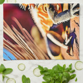 woestijnbaardagaam theedoek (Gevouwen)