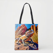 woestijnbaardagaam tote bag (Voorkant)