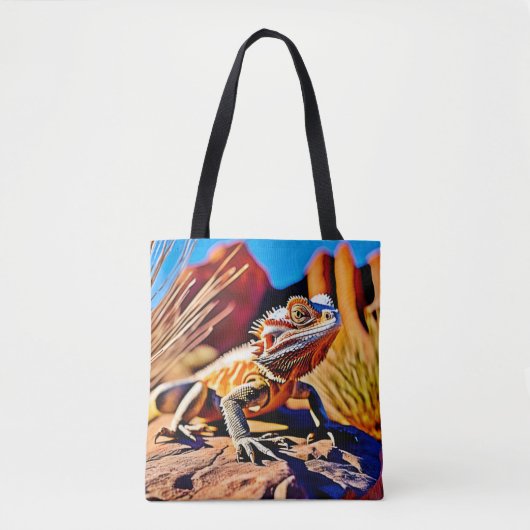 woestijnbaardagaam tote bag (Voorkant)