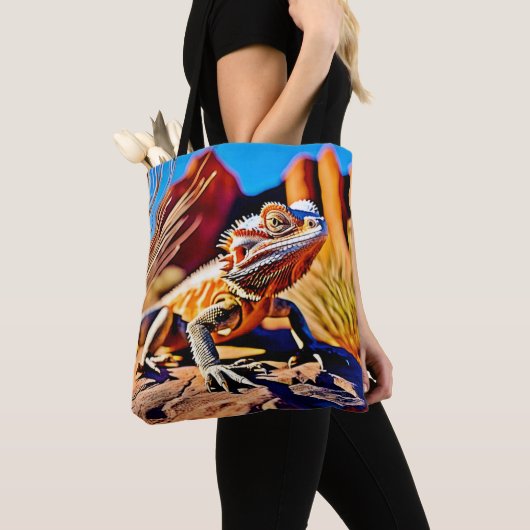 woestijnbaardagaam tote bag (Dichtbij)