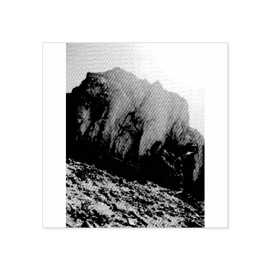 woestijnberg rubberstempel (Afrduk)