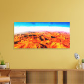 Woestijnbergen en hemelhorizon canvas afdruk (Insitu (Woonkamer))