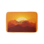 Woestijnbergen Sunset Thunder_Cove Badmat (Voorkant)