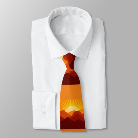 Woestijnbergen Sunset Thunder_Cove Stropdas (Gebonden)