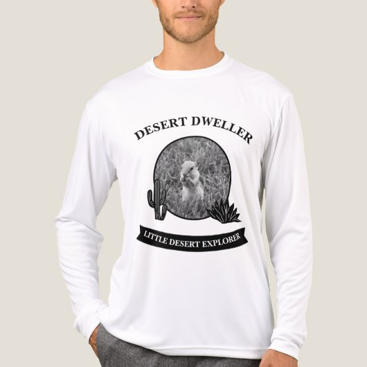 Woestijnbewoner Tri-Blend Shirt (Voorkant volledig)