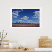 Woestijnblauw Poster (Keuken)