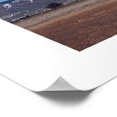 Woestijnblauw Poster (Hoek)