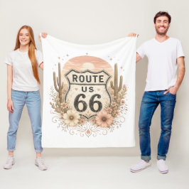 Woestijnbloei Americana Gezellige Roadtrip Nachten Fleece Deken