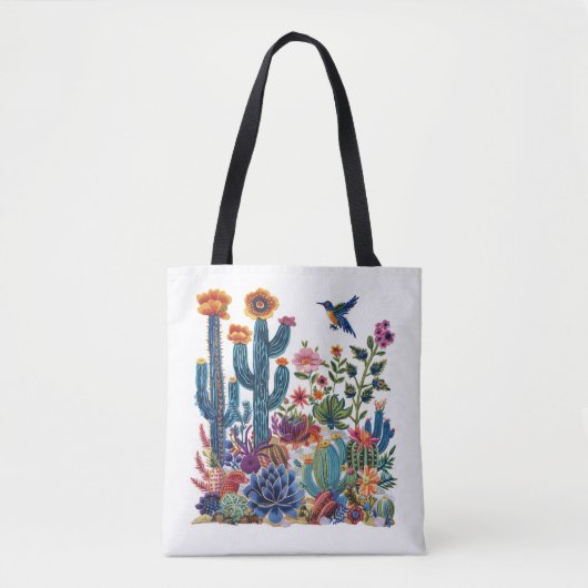 Woestijnbloei bloeit oase tote bag (Voorkant)