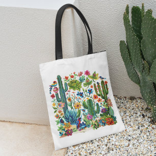 Woestijnbloei Cacti Crescendo Tote Bag