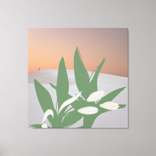Woestijnbloei Canvas Afdruk (Voorkant)
