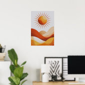 Woestijnbloei Poster (Thuiskantoor)