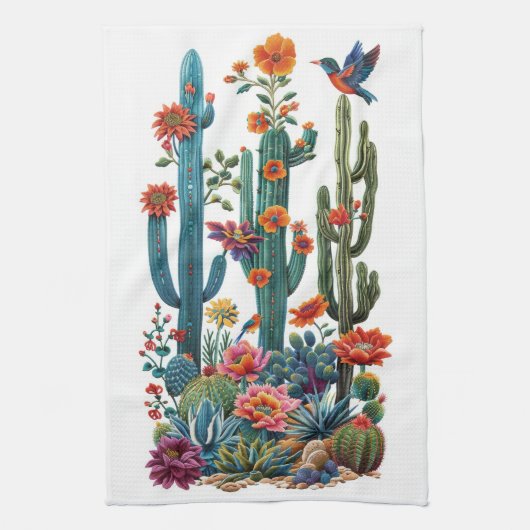 Woestijnbloei Theedoek (Verticaal)